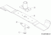 MTD P 46 B 11A-TABG600 (2020) Listas de piezas de repuesto y dibujos Blade, Blade adapter