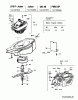 MTD GE 45 11A-T04Z678 (1999) Listas de piezas de repuesto y dibujos Grass box, Blade, Engine