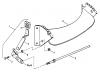 Snapper P21550V - 21" Walk-Behind Mower, 5.5 HP, Steel Deck, Series 0 Pièces détachées Front Wheel Bracket
