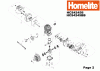 Homelite Benzin HCS4245B Pièces détachées Seite 2