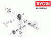 Ryobi Benzin RCS4040CA Spareparts Seite 2