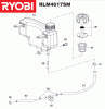 Ryobi Benzin RLM4617SM Pièces détachées Tank