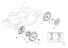 Global Garden Products GGP Benzin Mit Antrieb 2017 MCS 504 TR/E 4S Pièces détachées Wheels and Hub Cap s - STAR