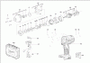Milwaukee Befestigen Schlagschrauber Listas de piezas de repuesto y dibujos M18 BIW12 ½″ VIERKANT AKKU-SCHLAGSCHRAUBER