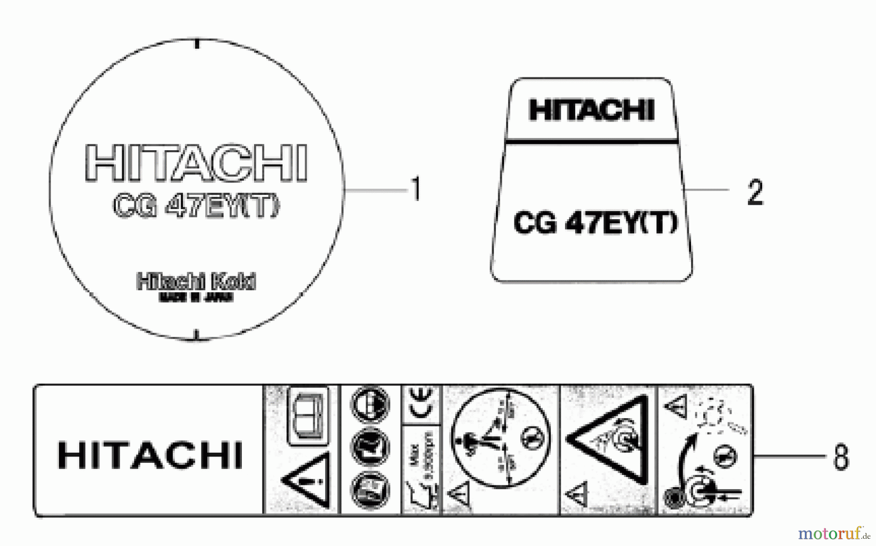  Hitachi Motorsensen ET-Liste CG47EY-T Seite 13