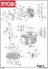 Ryobi Benzin RLM5319SMEB Pièces détachées Kurbelgehäuse