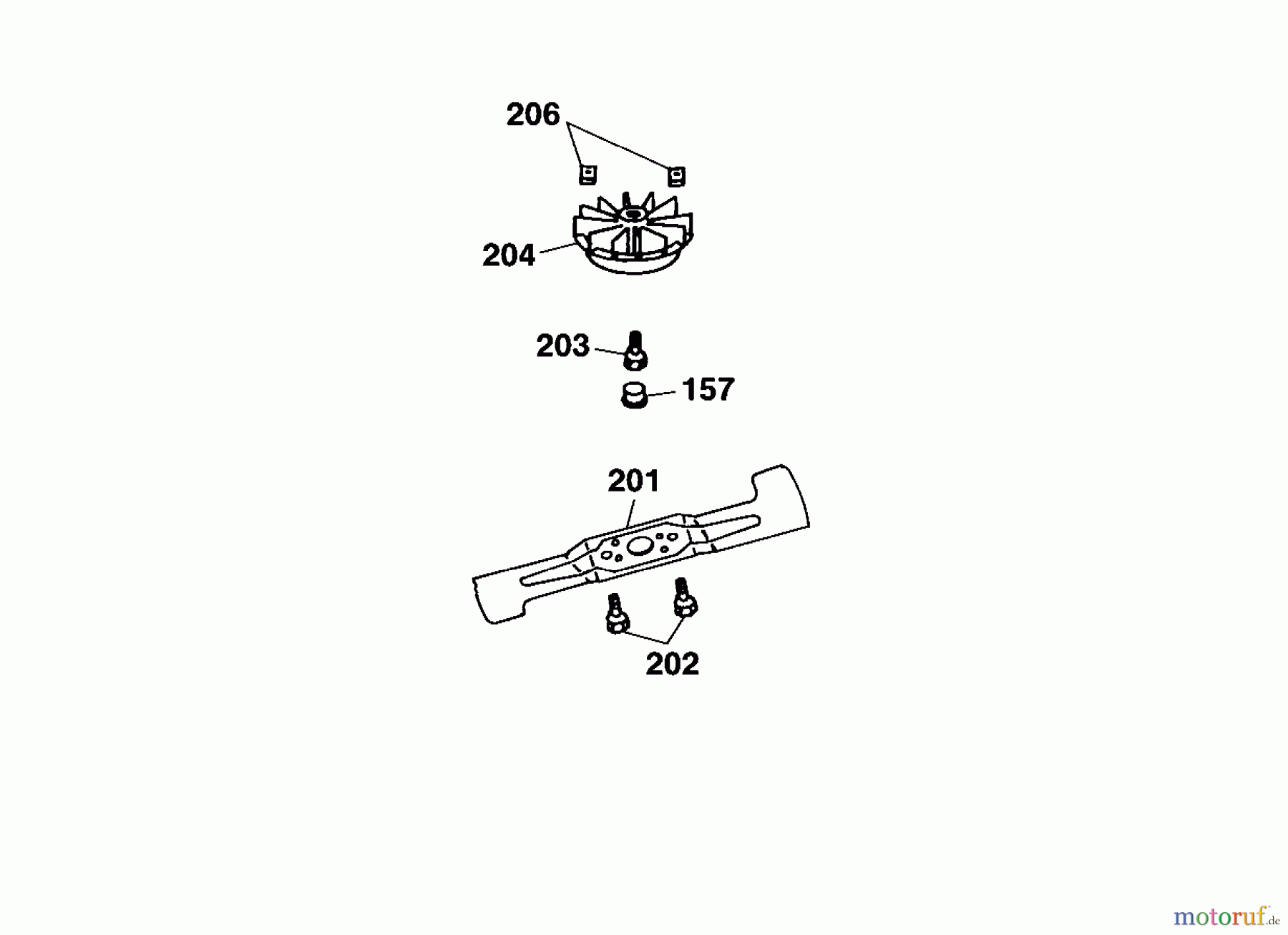  Wolf-Garten Tondeuse électrique Premio 40 EKF 4026000 Série A, B  (2002) Lame