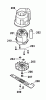 Wolf-Garten Compact plus 37 E 4907002 Série A (2009) Pièces détachées Lame, Moyeu de lame, Moteur