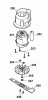 Wolf-Garten Power Edition 34 E 4924003 Série D (2007) Pièces détachées Lame, Moyeu de lame, Moteur