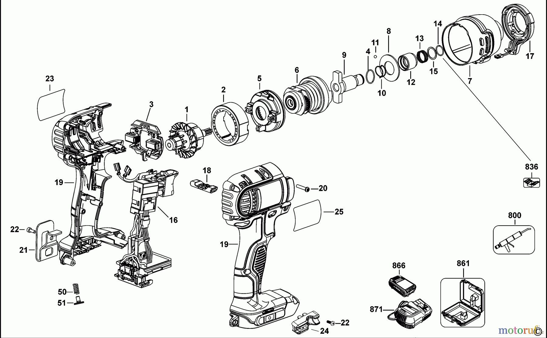  DEWALT EN ANGLAIS SEULEMENT CLÉS À CHOCS  VISSEUSE A CHOCS DCF885 Seite 1