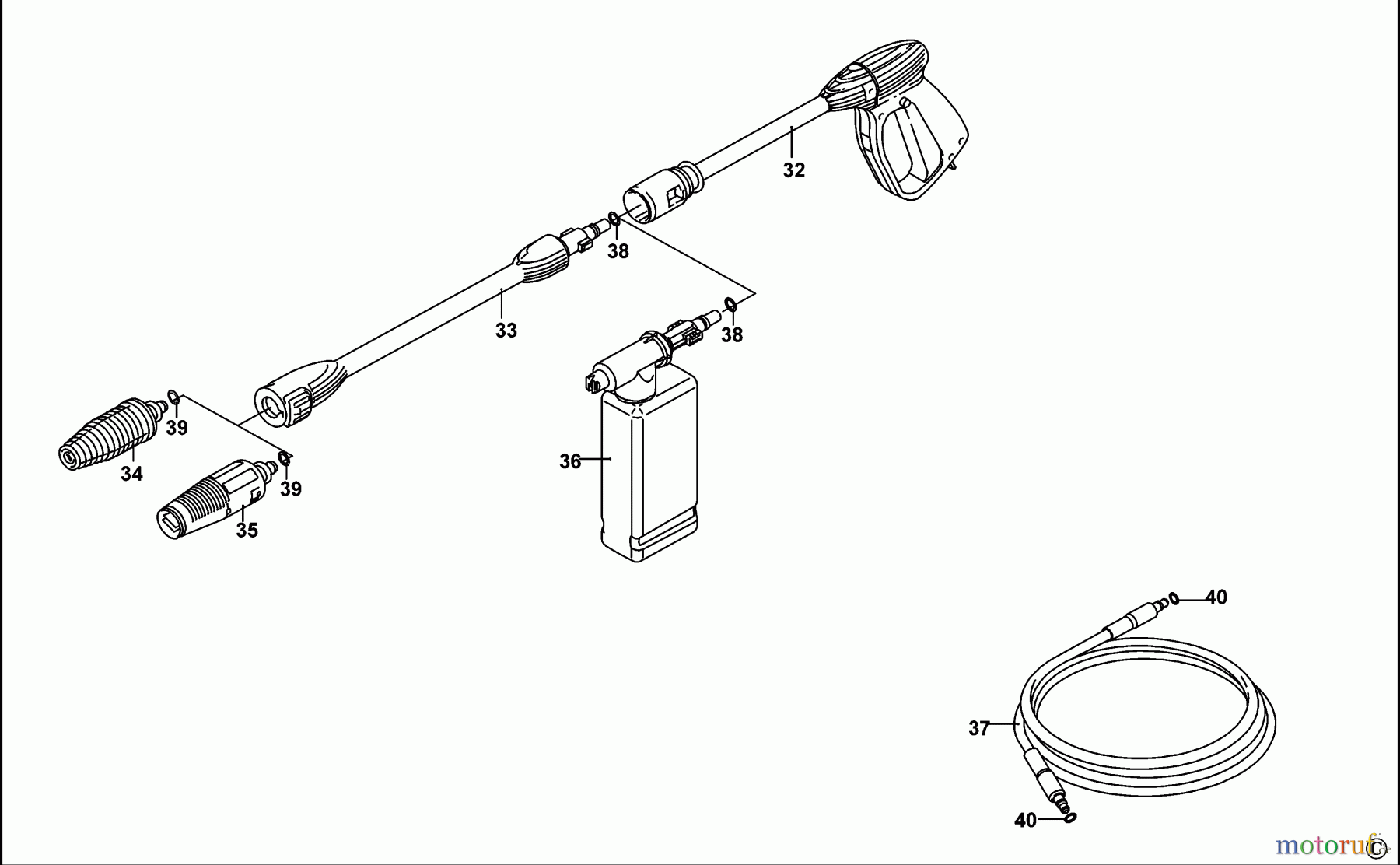  BLACK+DECKER EXTÉRIEUR NETTOYEURS HAUTE PRESSION, POMPES, COMPRESSEURS, GÉNÉRATEURS NETTOYEUR HAUTE PRESSION BW15 Seite 1