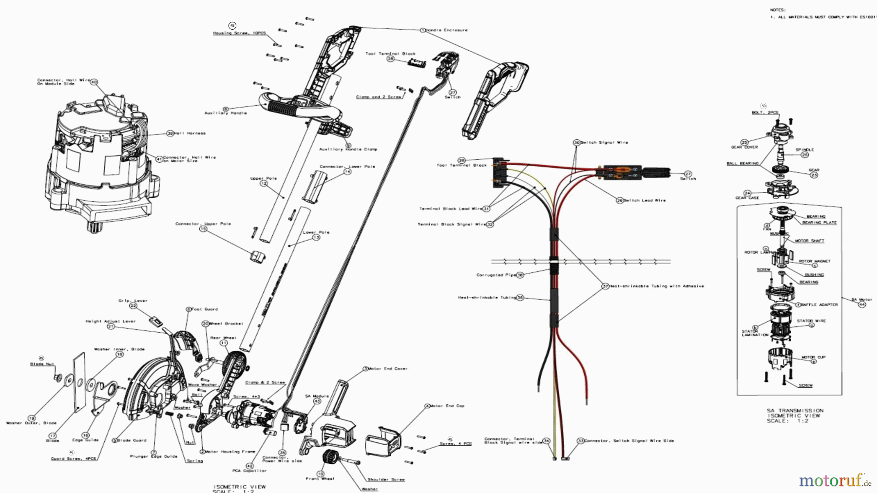  DEWALT Outils de jardinage COUPE-BORDURE DE GAZON DCED400B Seite 2