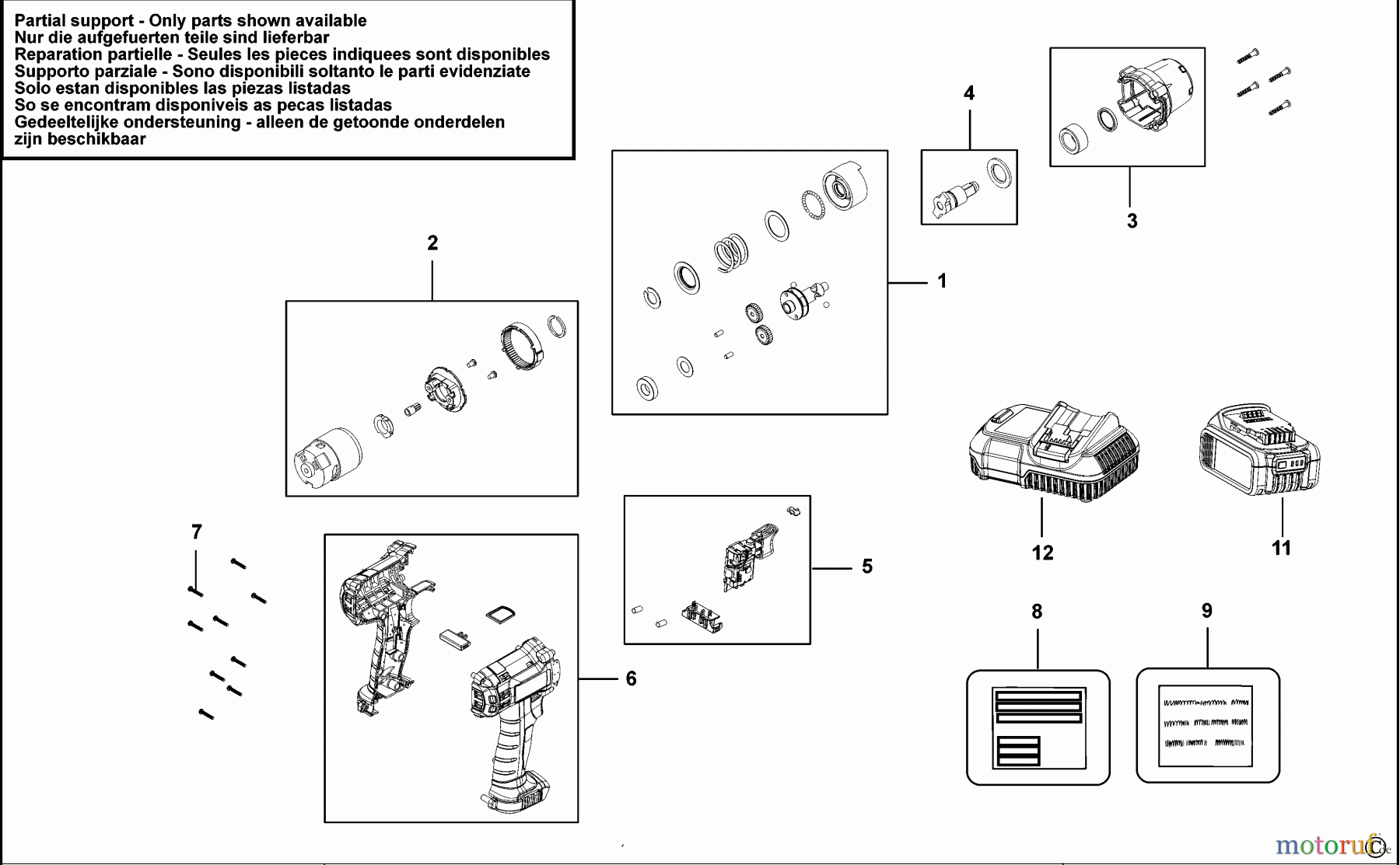  SIDCHROME POWER TOOLS CORDLESS CLE À CHOCS SCMT90011 Seite 1