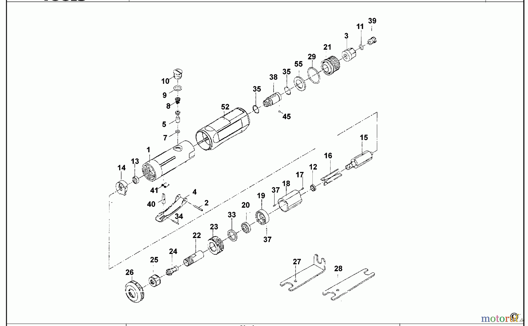 MAC POWER TOOLS MEULEUSE AGQP100 Seite 1