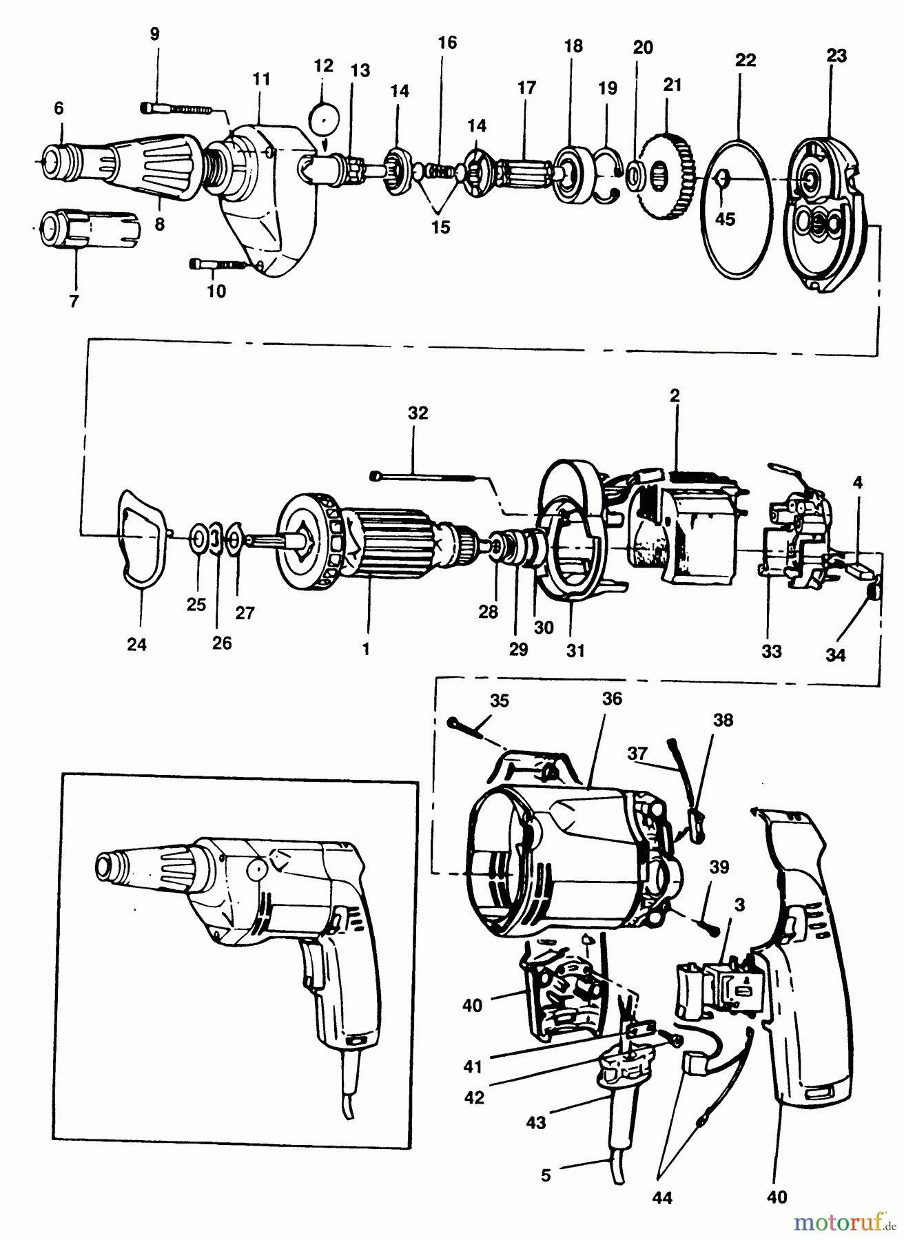  ELU DRILLING/DRIVING SCREWDRIVERS, RATCHETS & WRENCHES VISSEUSE ESD701 Seite 1