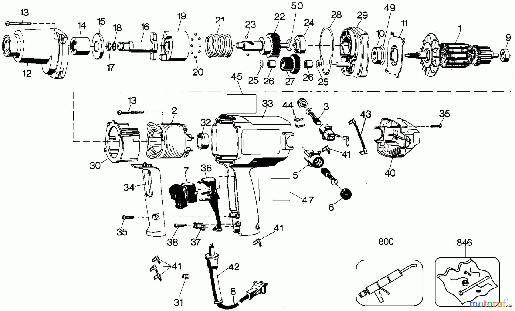  BLACK+DECKER PROFESSIONNELS TOURNEVIS, CLIQUETS ET CLÉS À MOLETTE CLE À CHOCS 6513 Seite 1