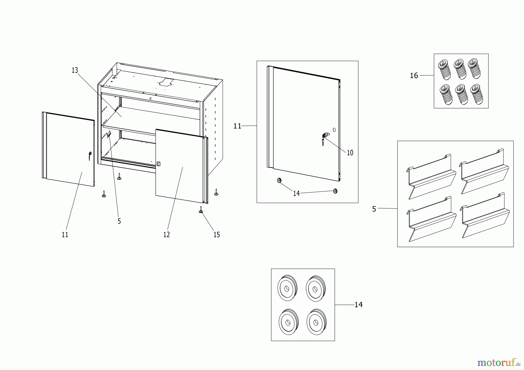 FACOM STORAGE ARMOIRE A RAYONS JLS3-MBDPP Seite 1