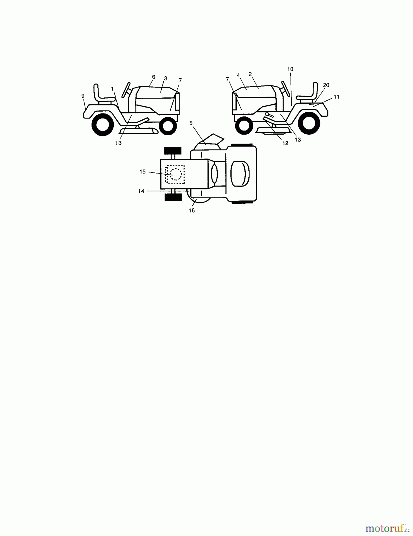  CRAFTSMAN Divers TRACTEUR A GAZON 917.274400 Seite 7