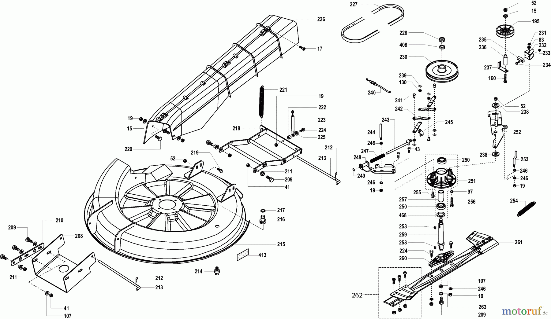  Dolmar Rasentraktoren TM-85.13 H TM-85.13 H (2004) 6  SCHNEIDWERKZEUG