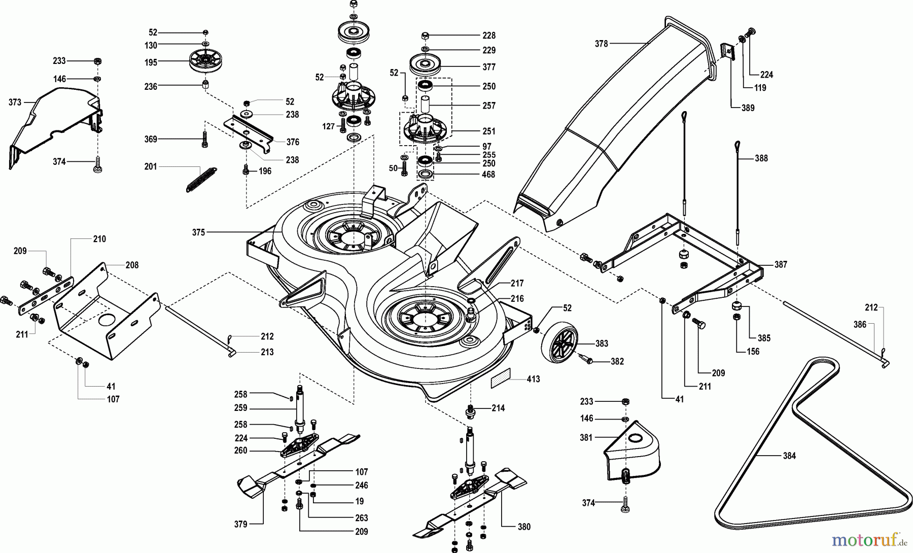  Dolmar Rasentraktoren TM-102.18 H2 TM-102.18 H2 (2005) 5  SCHNEIDWERKZEUG