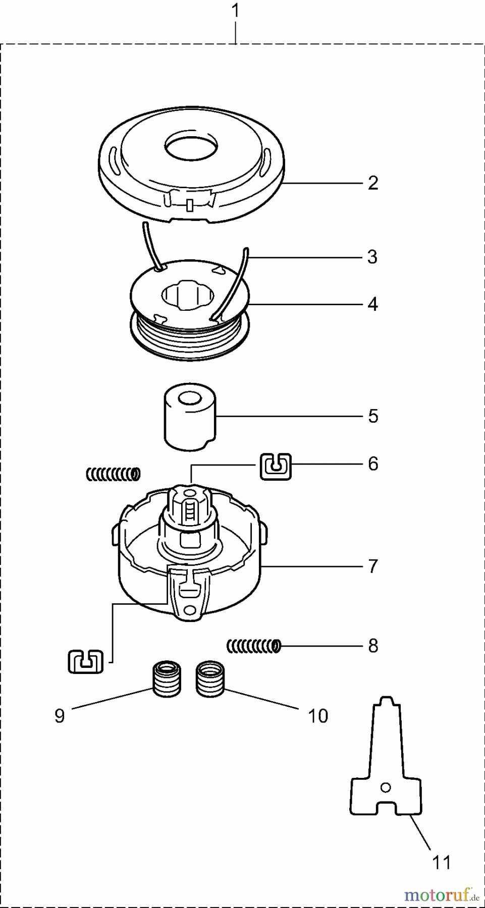  Dolmar Motorsensen & Trimmer Zubehör Fadenköpfe DOLMAR 4b  Automatik 381224262
