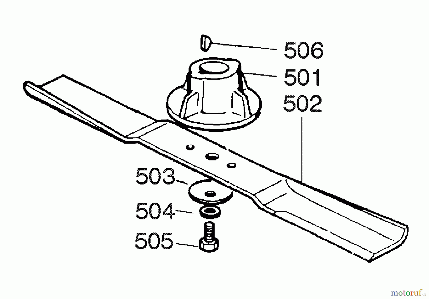  Dolmar Rasenmäher Benzin PM-48 PM-48 (2002) 6  Messer