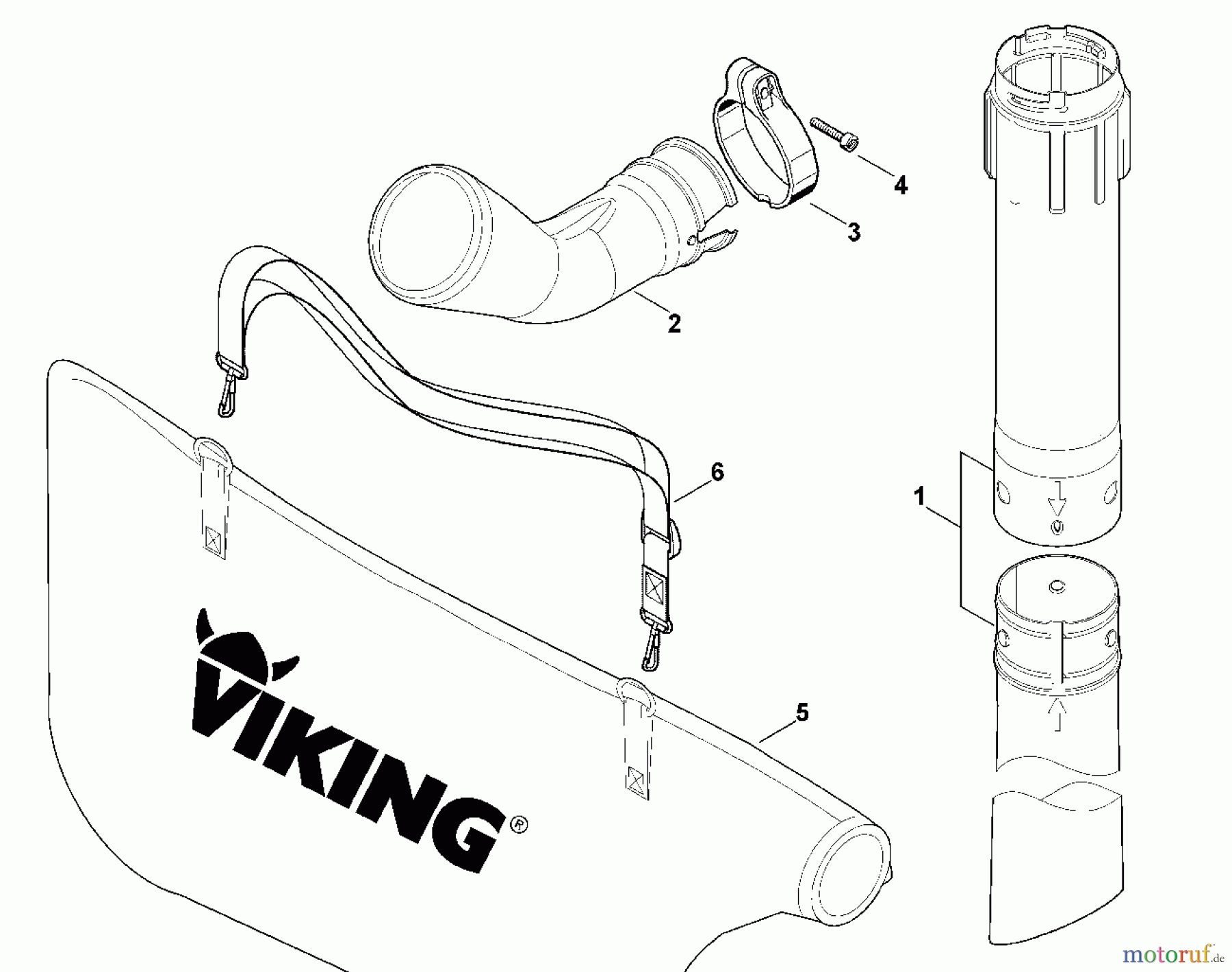  Viking Handgeführte Elektrogeräte Blasgeräte Vac Kit A - Vac-Kit