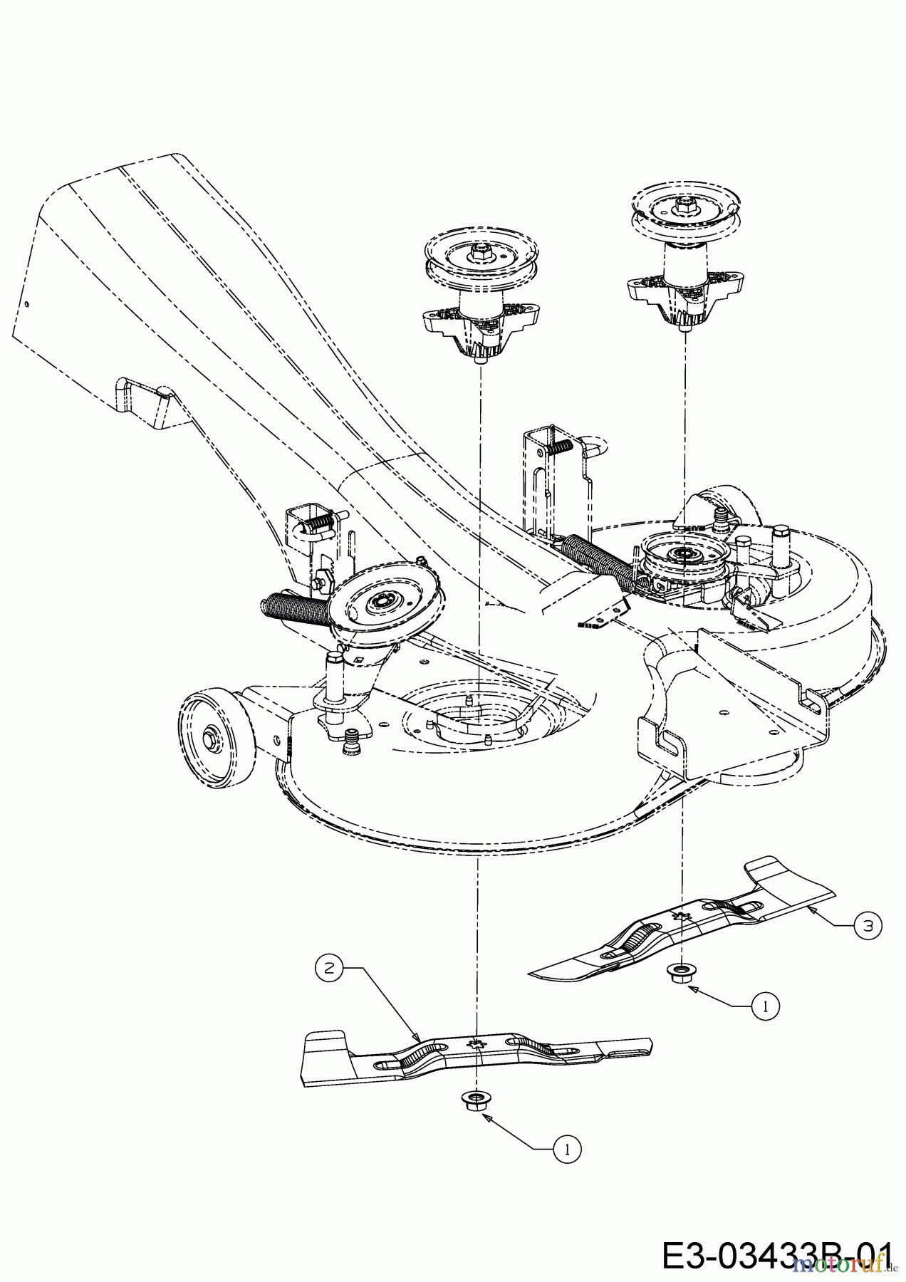  Dormak Tracteurs de pelouse TXT 36 DK 13A776SE699  (2020) Lames