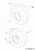 MTD Optima LN 165 H 13IN71KN678 (2019) Listas de piezas de repuesto y dibujos Rear wheels