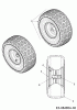 MTD 420/38 13A2765F308 (2018) Listas de piezas de repuesto y dibujos Front wheels 15x6