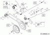 MTD T/380 M 21A-38MU678 (2020) Listas de piezas de repuesto y dibujos Belts, Tension pulley