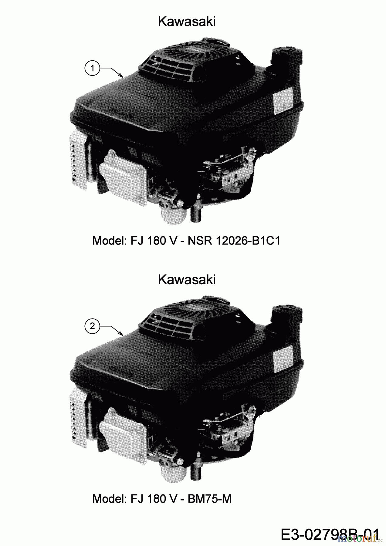  MTD Tondeuse thermique tractée Advance 53 SPKVHW 12CKPN7D600 (2021) Moteur Kawasaki