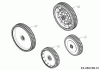 MTD Advance 53 SPKVHW 12CKPN7D600 (2021) Listas de piezas de repuesto y dibujos Wheels