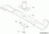 MTD Smart 46 PO 11D-TAMG600 (2021) Listas de piezas de repuesto y dibujos Blade, Blade adapter