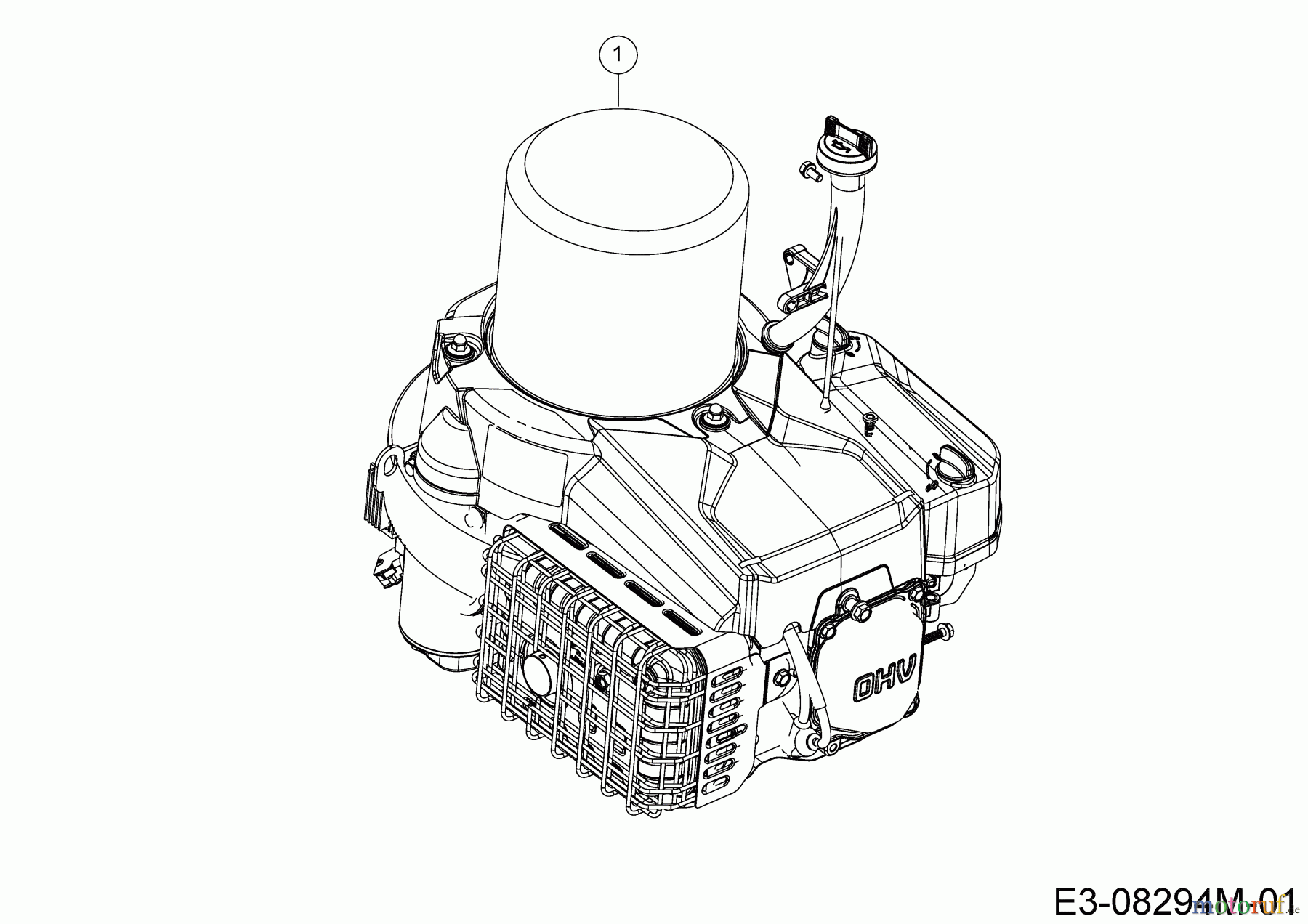  Cub Cadet Rasentraktoren LR1 MR76 13B726HD603 (2020) Motor
