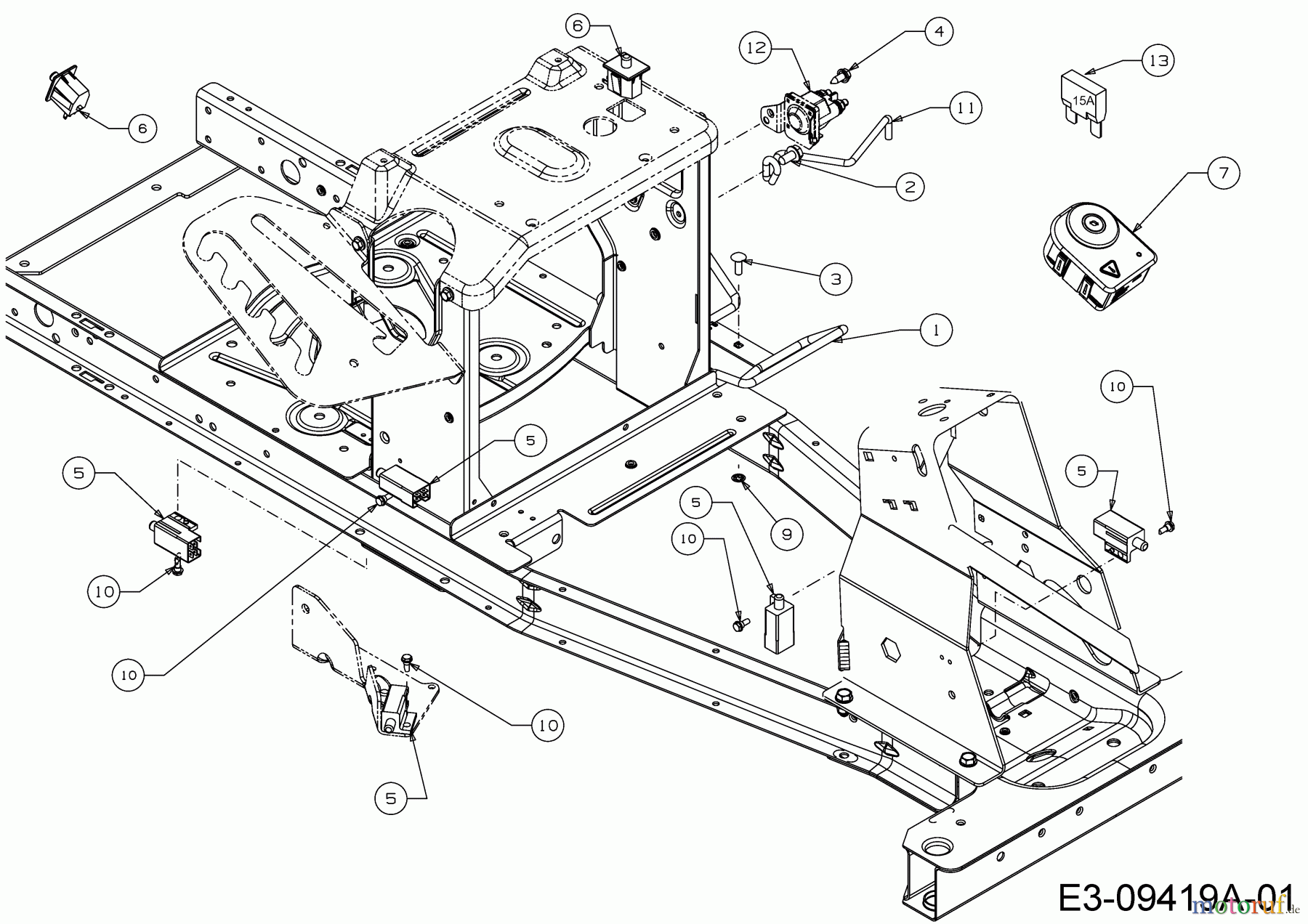  Wolf-Garten Tracteurs de pelouse Scooter Pro Hydro 13A221HD650  (2018) Assortiment électrique