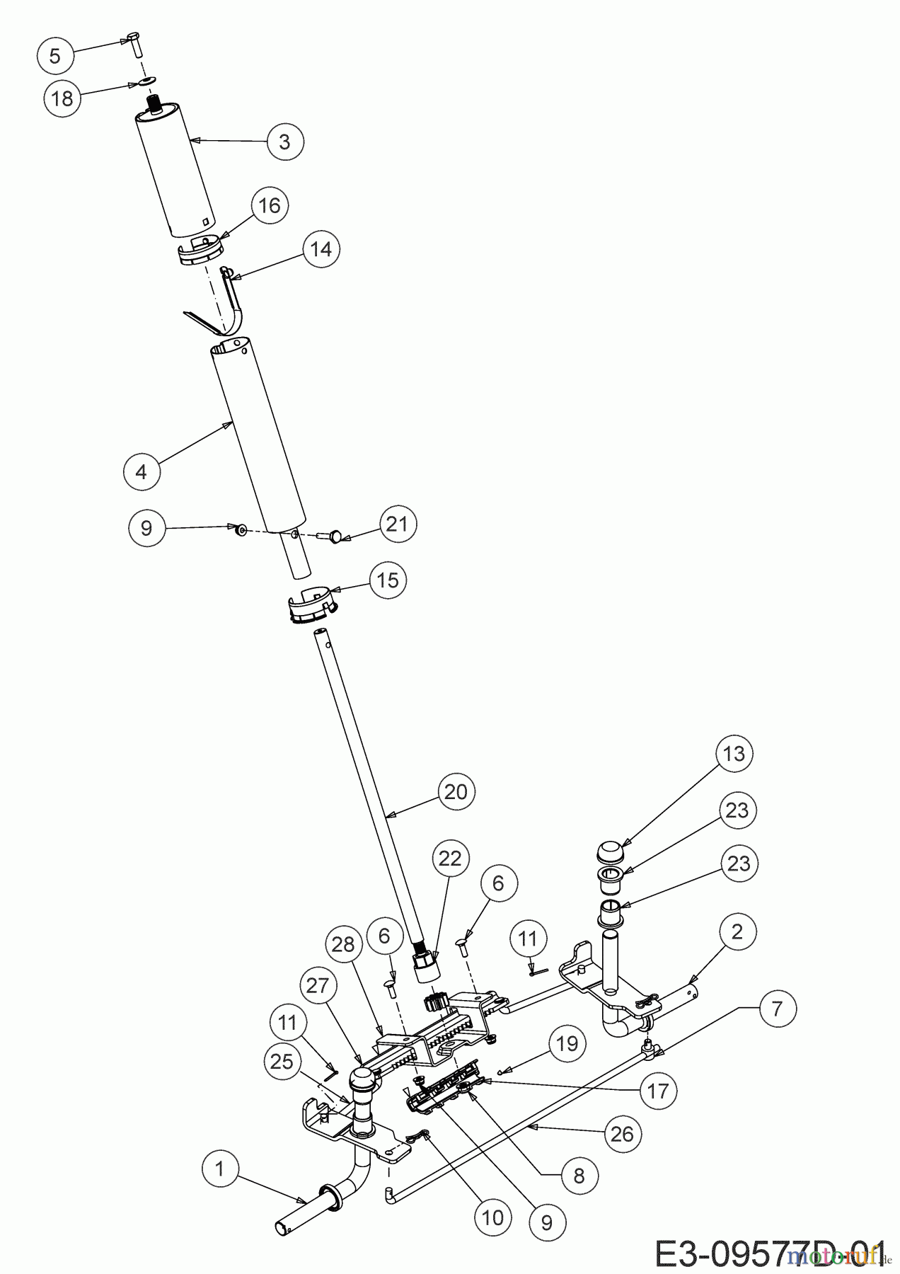  Wolf-Garten Tracteurs de pelouse Scooter Pro 13B226HD650  (2019) Système direction