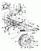 MTD REX-COMBI 56 SSL 125-3680 (1985) Listas de piezas de repuesto y dibujos Drive system, Wheels