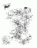 Super 1196 137-6320 (1987) Listas de piezas de repuesto y dibujos Drive system, Engine pulley, Pedal, Rear wheels