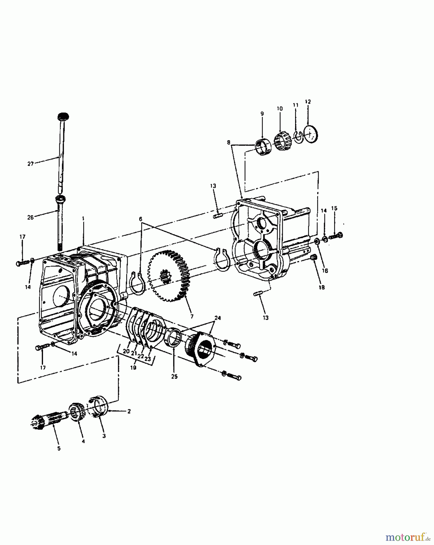  Cub Cadet Tracteurs compact 1772 1772  (1989) Boîte de vitesse