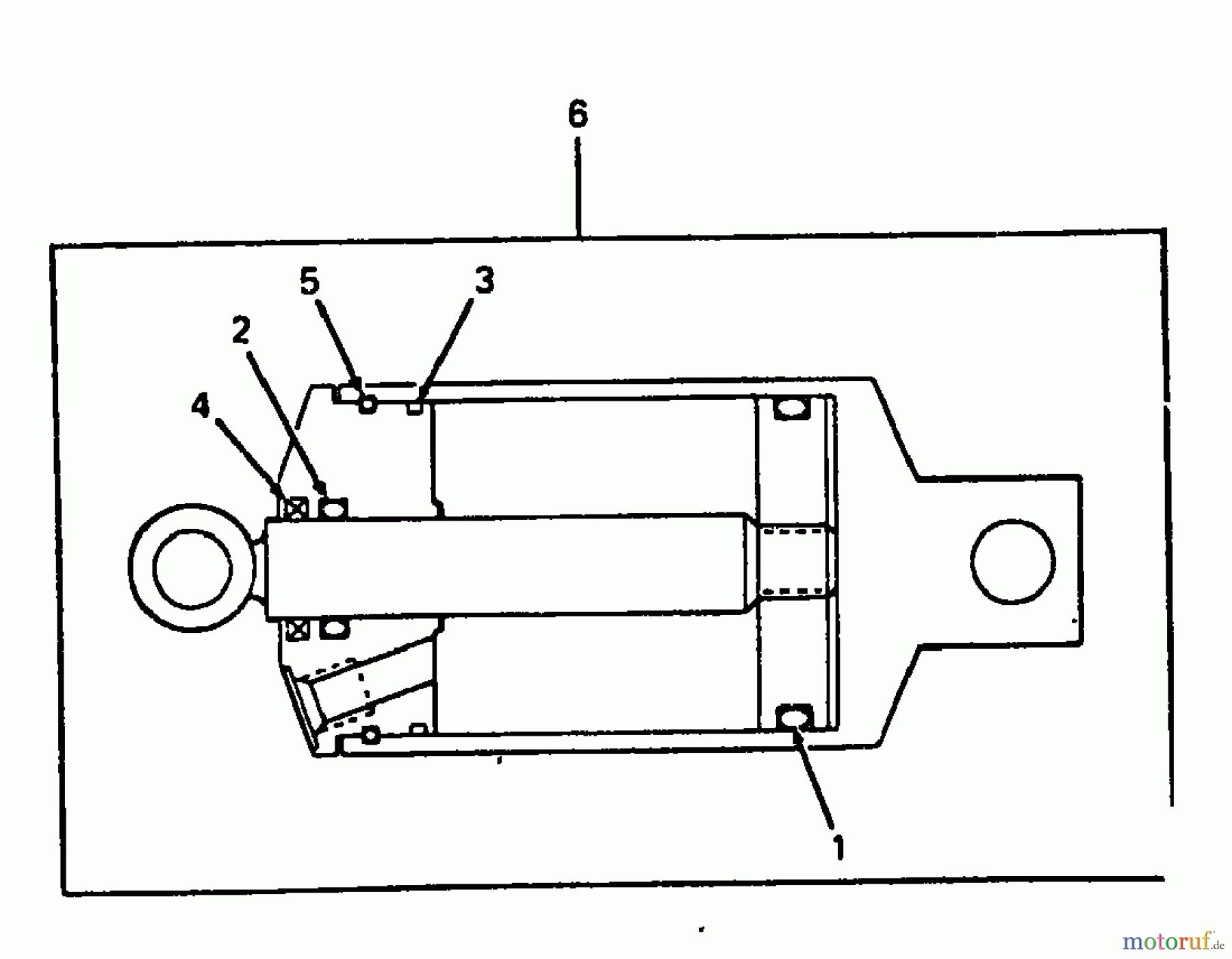  Cub Cadet Tracteurs compact 1772 1772  (1989) Cylindre hydraulique
