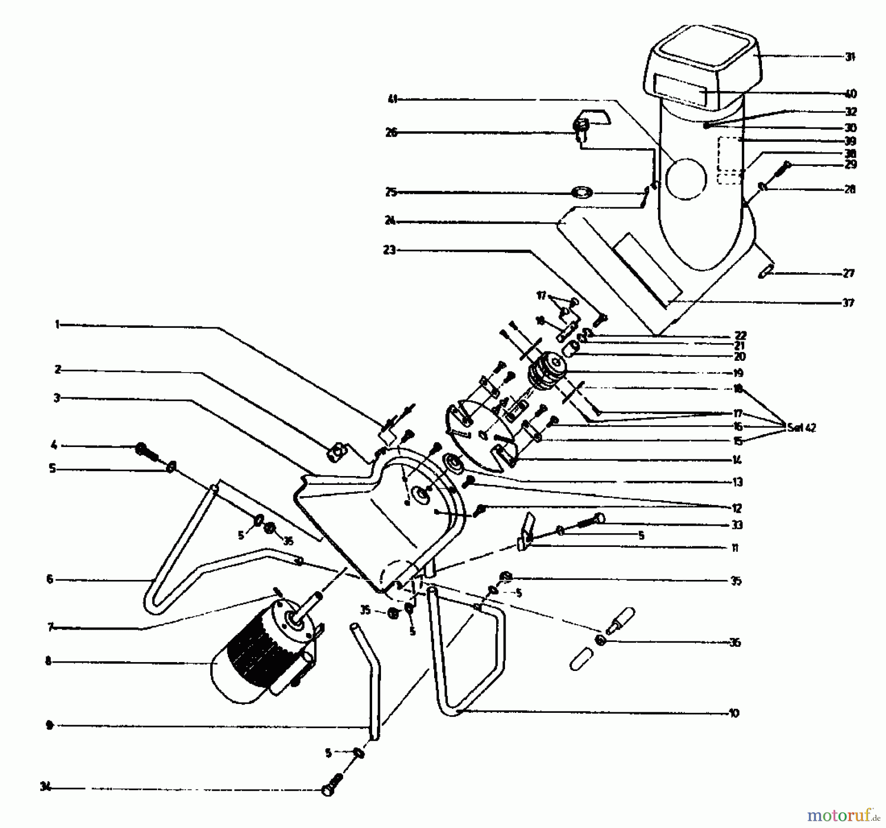  Gutbrod Broyeur GAE 13 04002.03  (1990) Machine de base