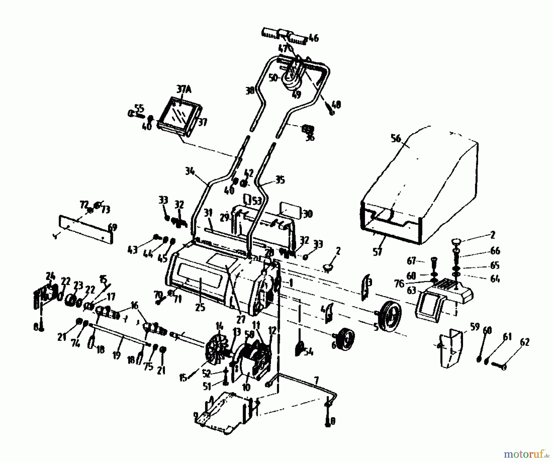  Gutbrod Scarificateur électrique VE 32 02846.04  (1991) Machine de base