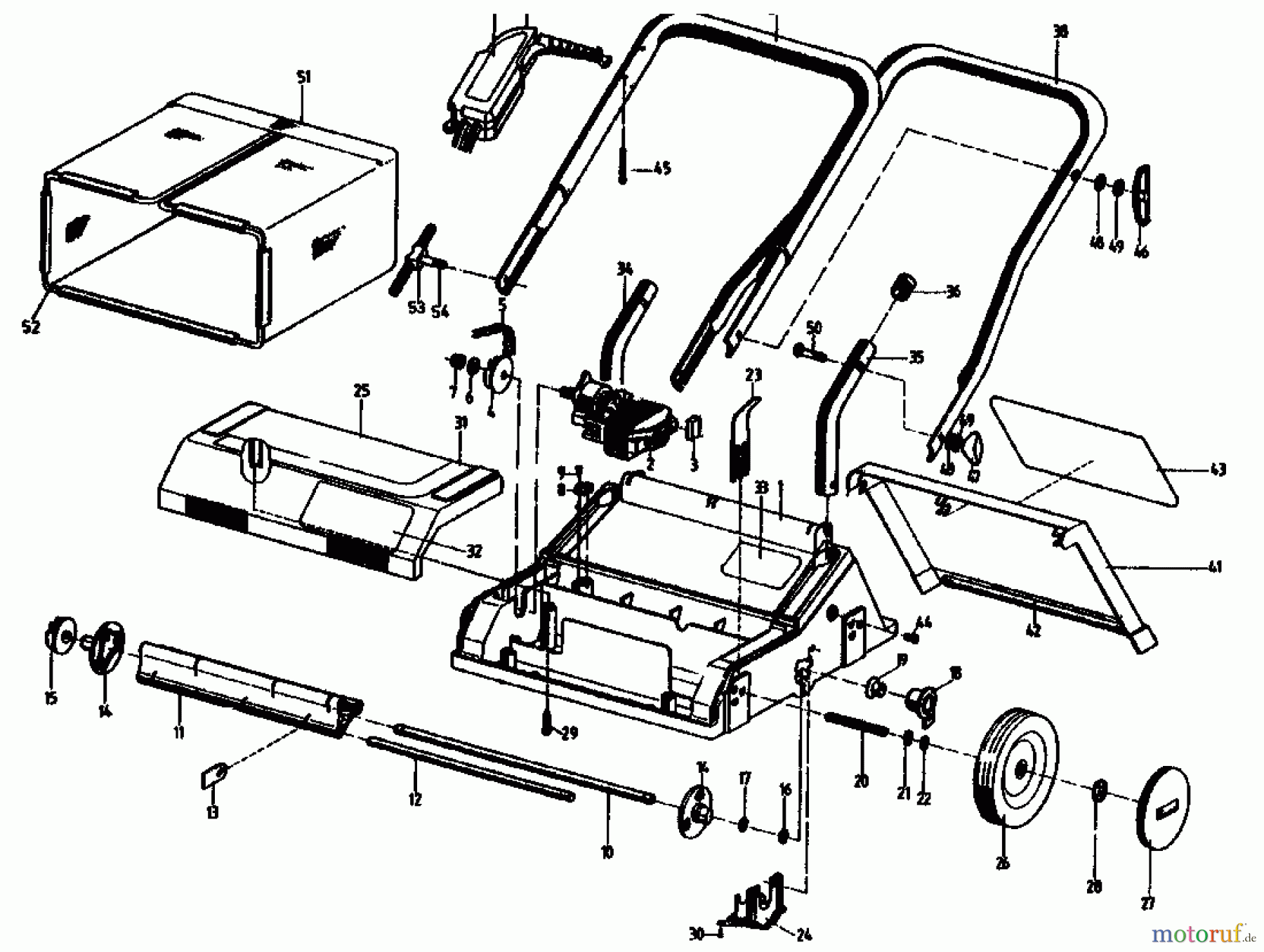  Golf Scarificateur électrique 128 VE 02805.01  (1991) Machine de base