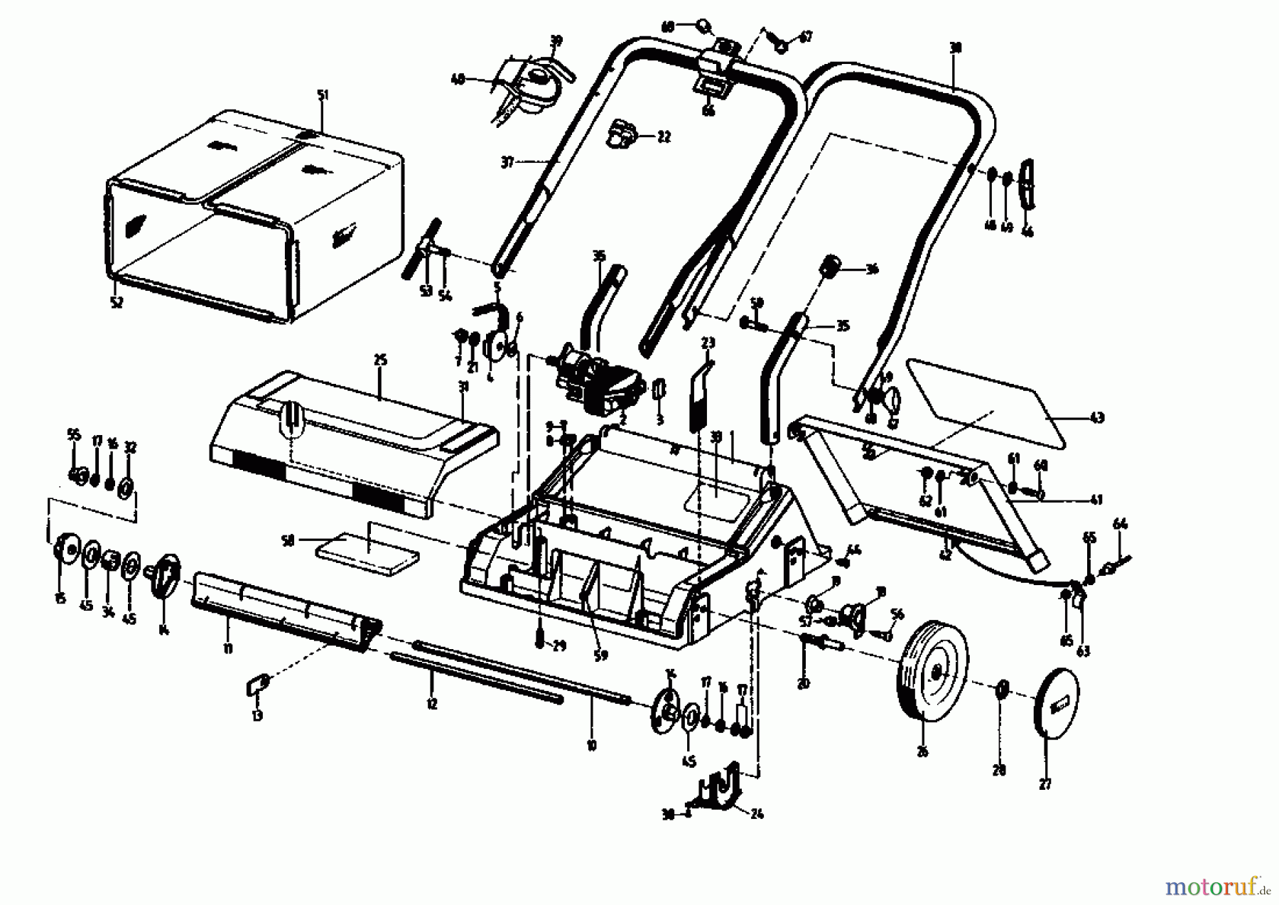  Golf Scarificateur électrique 128 VE 02805.04  (1992) Machine de base