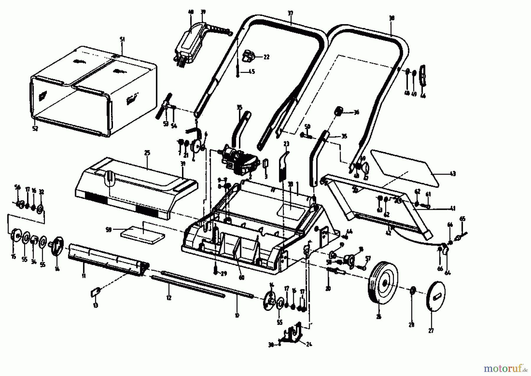  Golf Scarificateur électrique 128 VE 02805.01  (1992) Machine de base