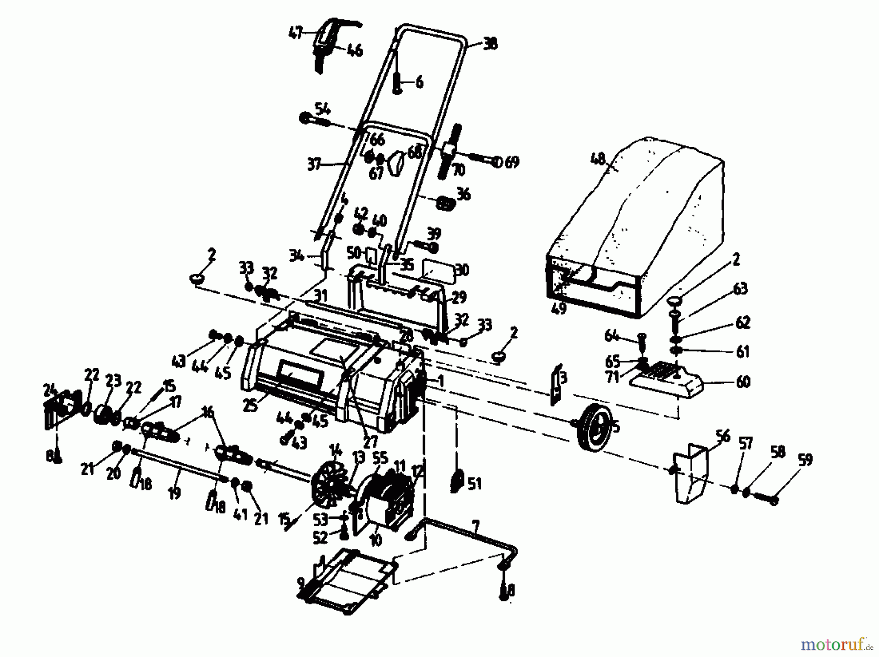 Diana Scarificateur électrique 320 VE 02801.04  (1992) Machine de base
