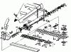 Gutbrod BM 100-2/G 07507.01 (1992) Pièces détachées Entraînement de lame, Barre de coupe