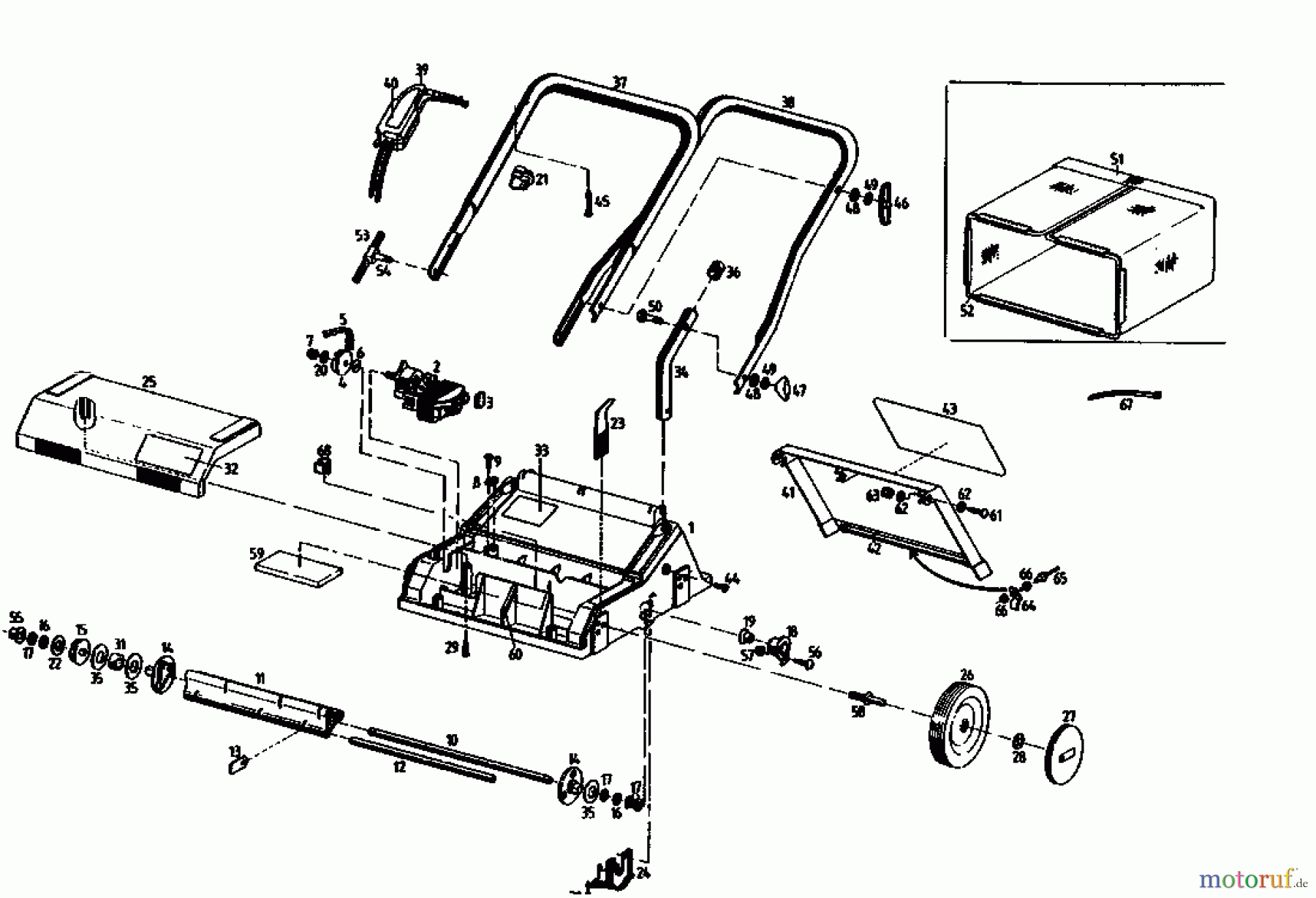  Fleurelle Scarificateur électrique V 28 EL 02805.05  (1993) Machine de base