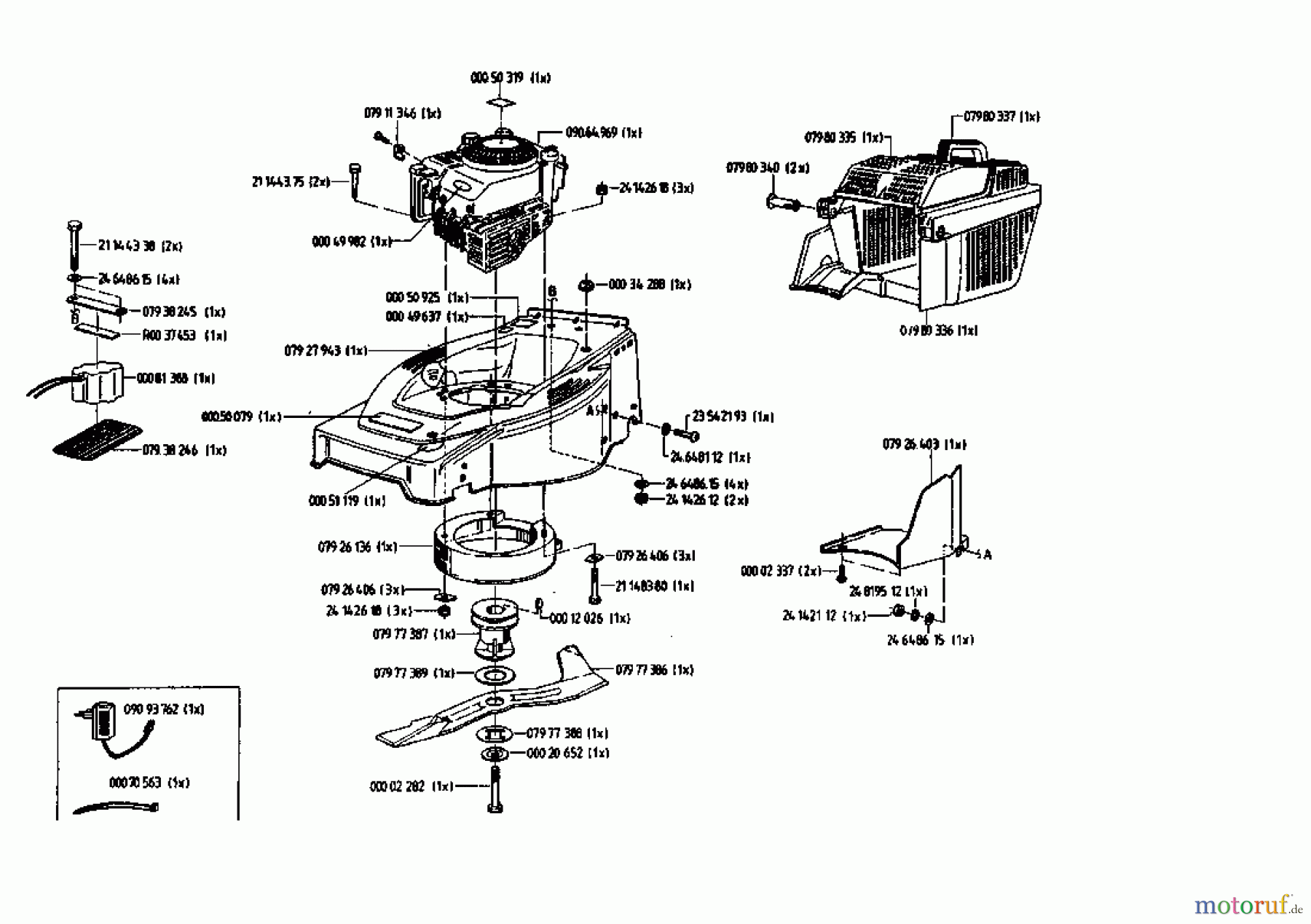  Gutbrod Tondeuse thermique tractée HB 48 REL 02815.02  (1993) Machine de base